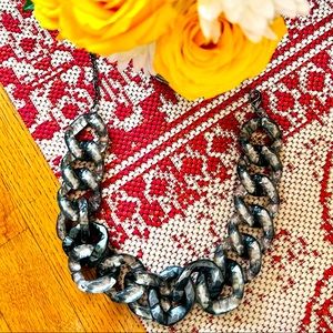 PONO Joan Goodman Statement Chain Link Necklace